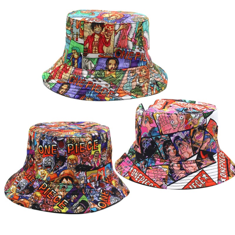 Travel Accessories Gift Set - Cute cartoon pirate print bucket hat