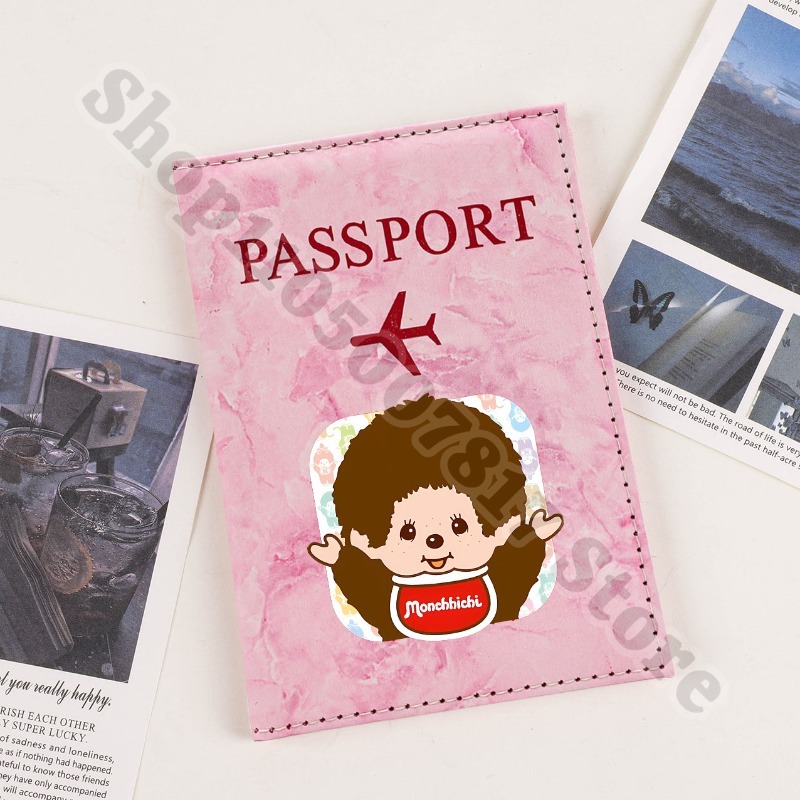 Travel Accessories Kids - Adult Kids Cartoon Cute Passport Cover