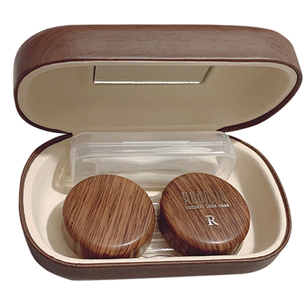 Travel Accessories Kit For Men - Storage Box Organizer Travel with Mirror