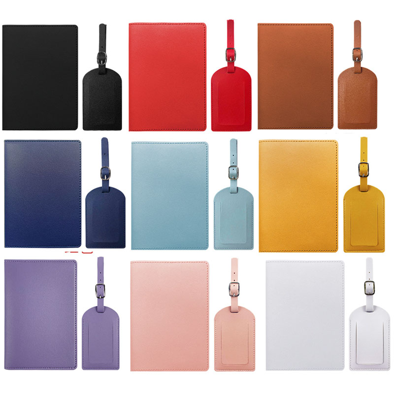 Travel Accessories Gear - Travel PU Passport Cover Luggage Tags