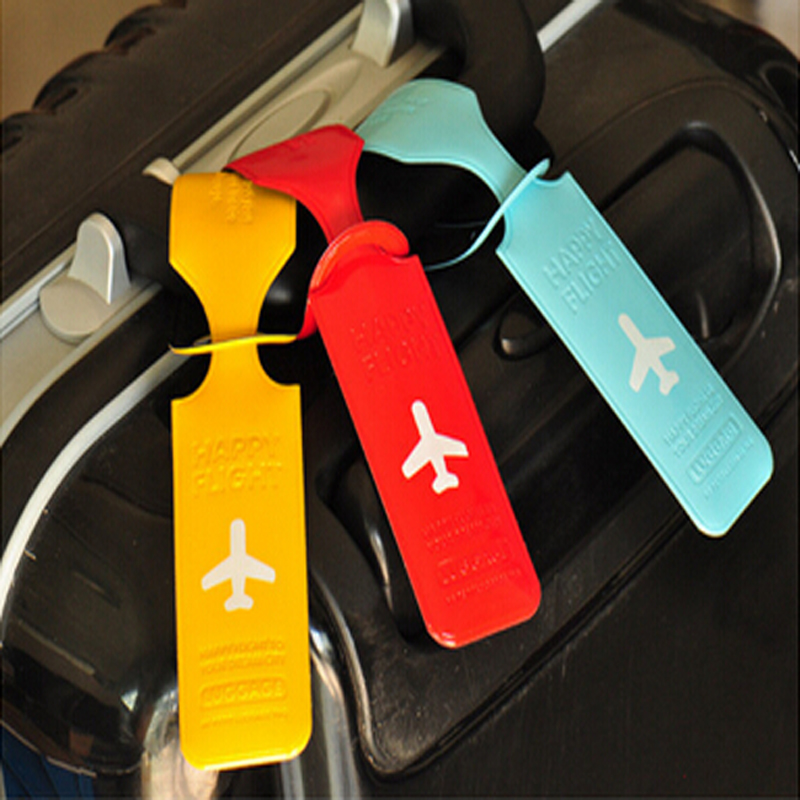 Travel Accessories Kids - Portable Solid Color Luggage Tag Creative