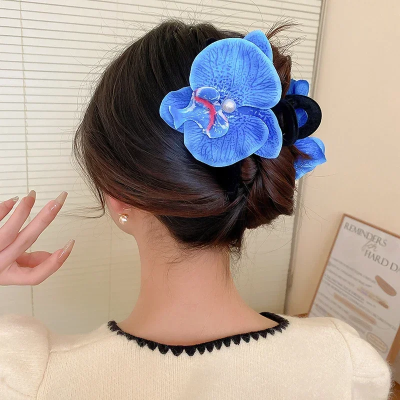Travel Accessories Gear - 3 Pcs Colorful Butterfly Orchid Hair