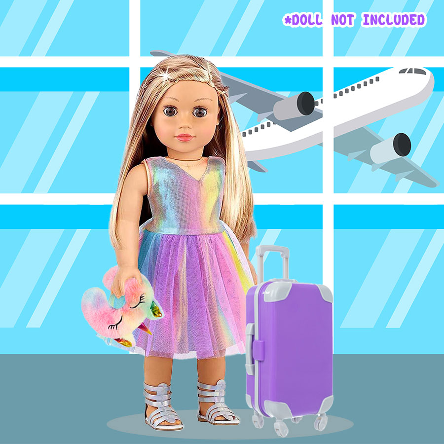 18inch Doll Clothes and Access - Travel Accessories Teens 评论和价格