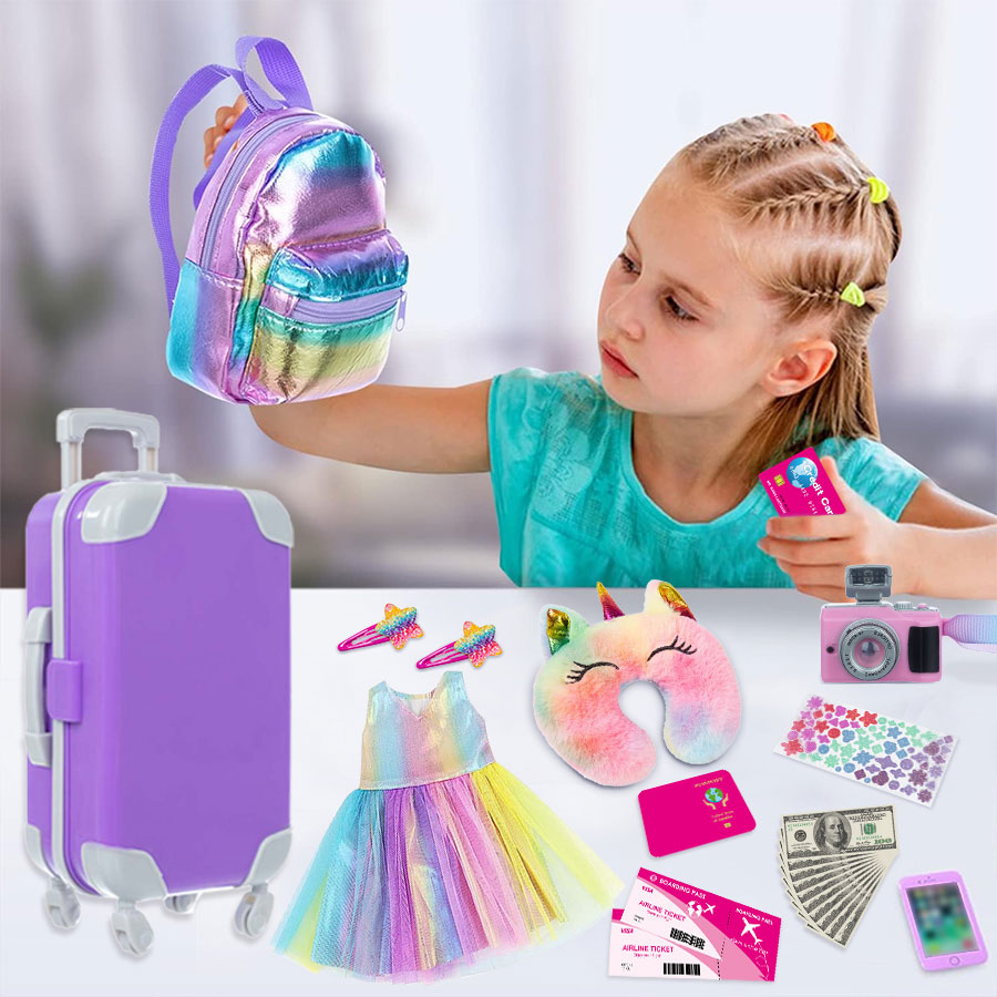 18inch Doll Clothes and Access - Travel Accessories Teens 评论和价格