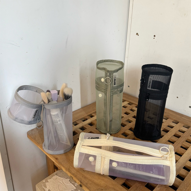 Portable Mesh Dual‑Use Makeup  - Travel Accessories Toiletries 评论和价格