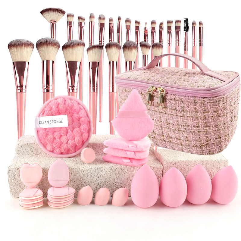 Makeup Brush Set Chic Fragranc - Travel Accessories Toiletries 评论和价格