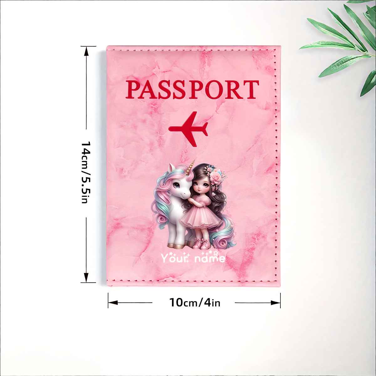 Unicorn Girl Pattern PU Passpo - Travel Accessories Gear 评论和价格