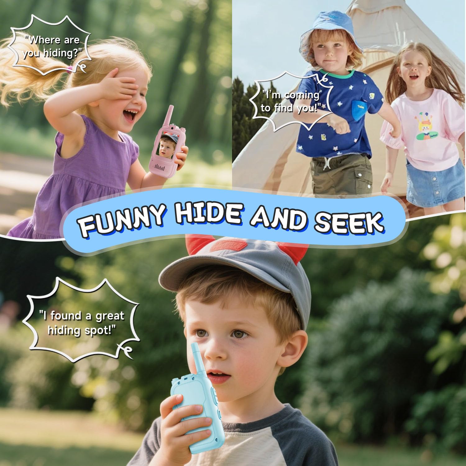 2PCS  Video Walkie Talkies for - Travel Accessories For Toddlers 评论和价格