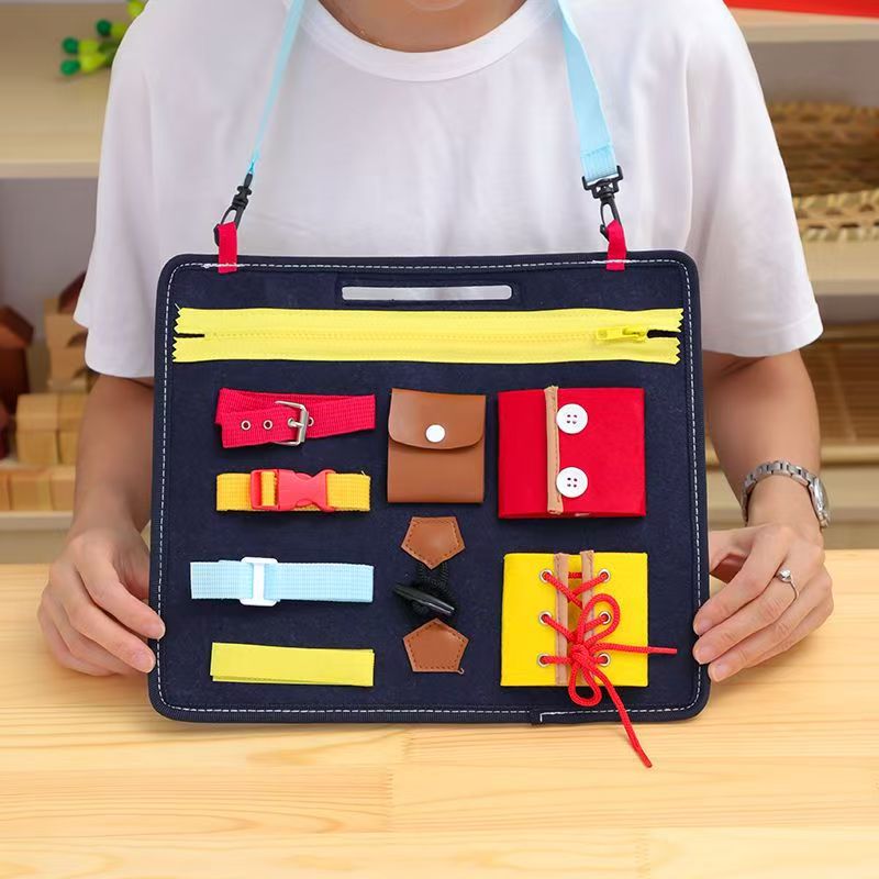 Montessori Busy Board for Todd - Travel Accessories For Toddlers 评论和价格