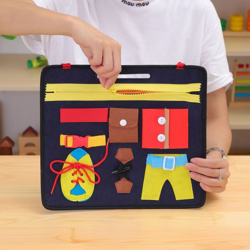 Montessori Busy Board for Todd - Travel Accessories For Toddlers 评论和价格