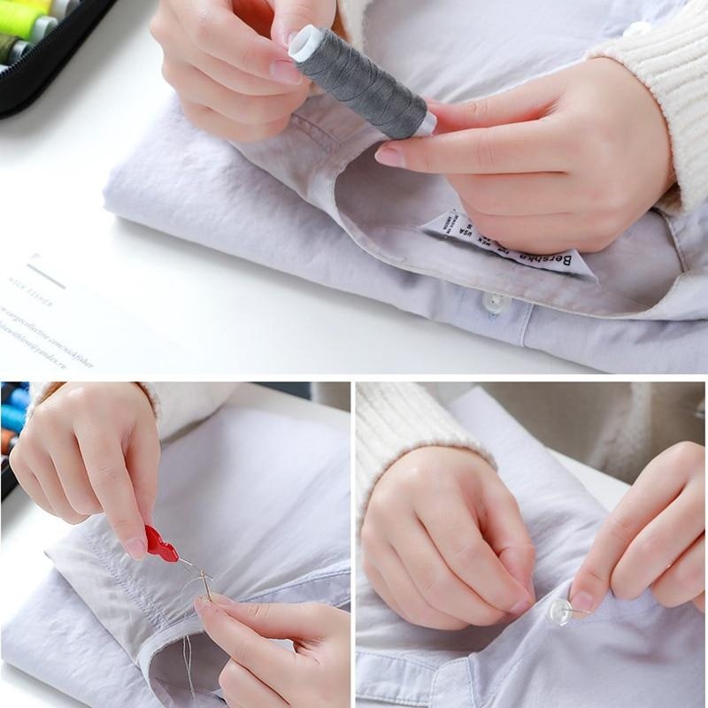 Portable 10Pcs/set Sewing Kit  - Travel Accessories Kit For Men 评论和价格
