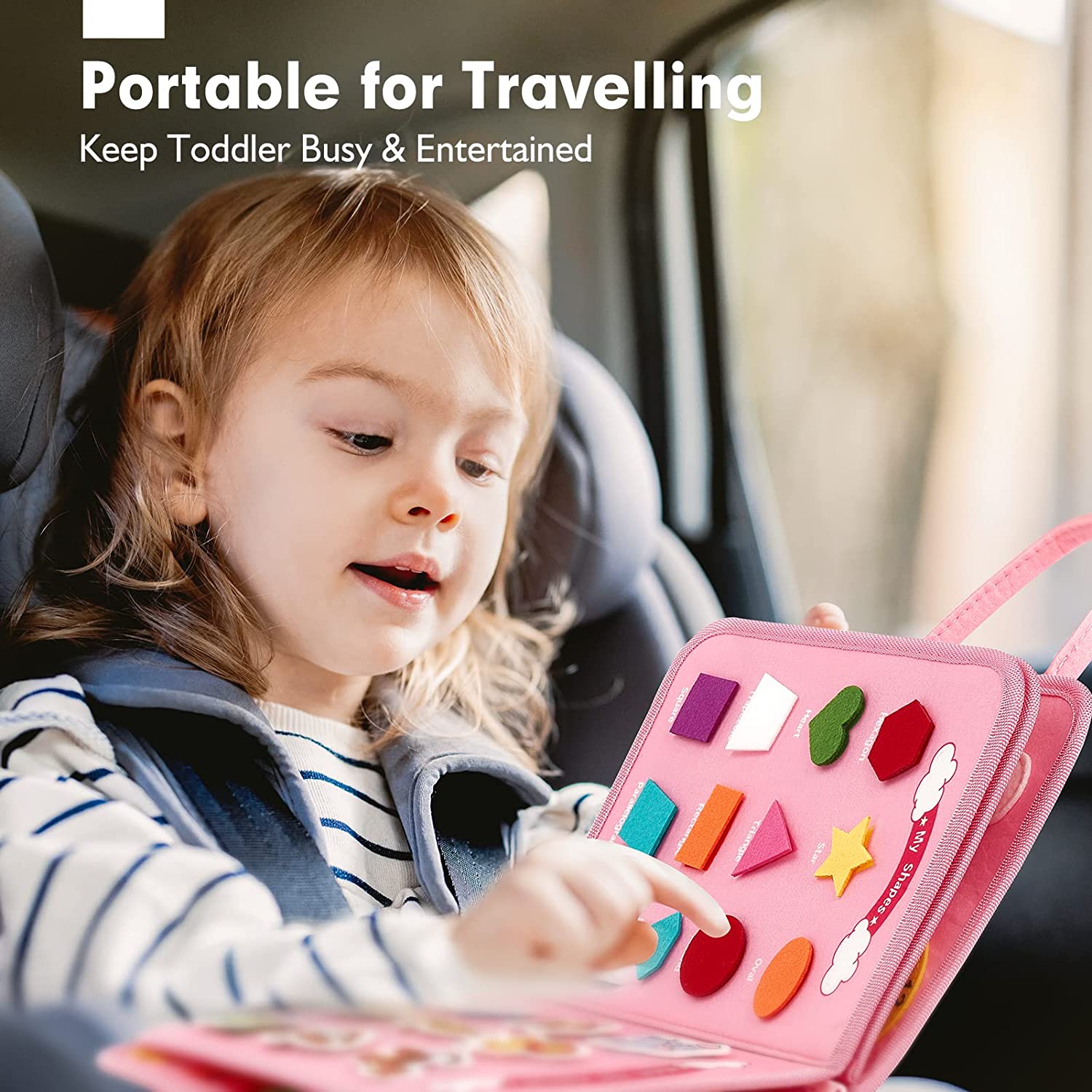 Montessori Toys Busy Board Tod - Travel Accessories For Toddlers 评论和价格