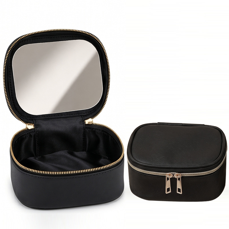 2026 New Makeup Bag with Mirro - Travel Accessories Toiletries 评论和价格