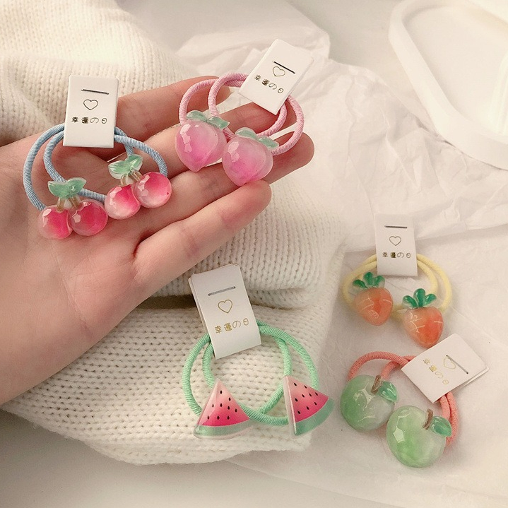 Kids Carrot Hair Ties 5 Pair N - Travel Accessories Kids 评论和价格