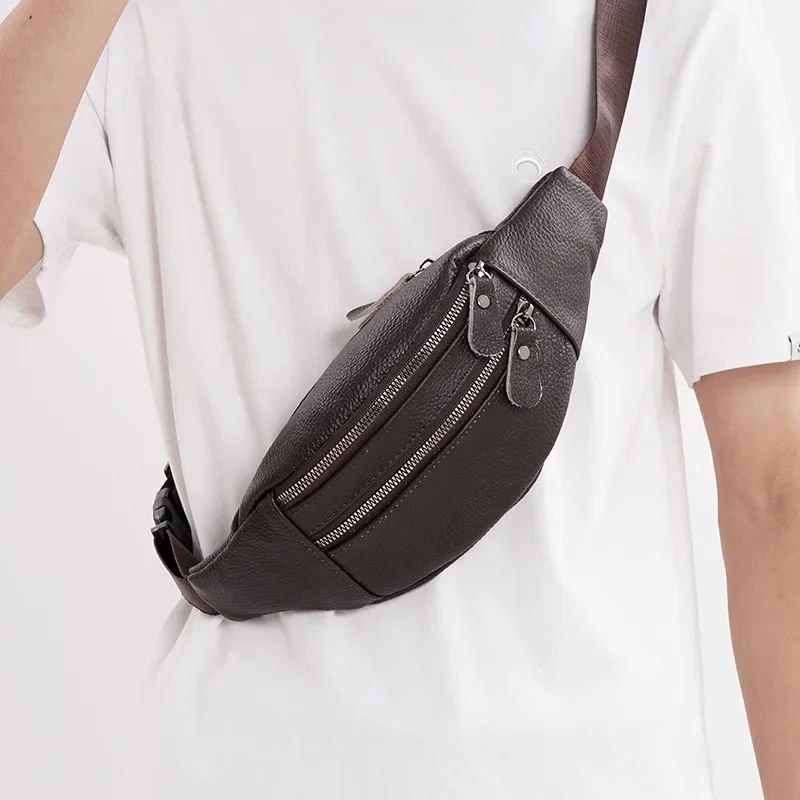 Genuine Leather Men’s Waist Ba - Travel Accessories Tech 评论和价格