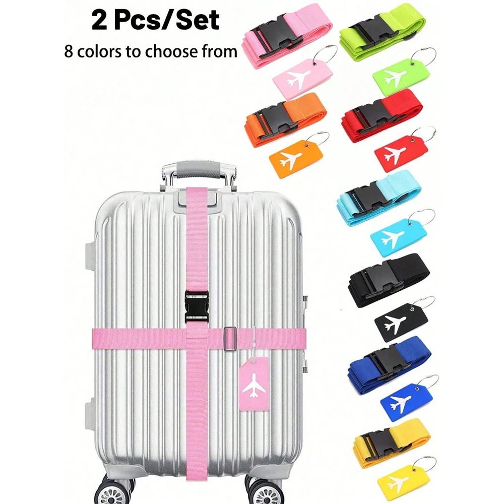 Luggage Strap Set with Luggage - Travel Accessories Gear 评论和价格