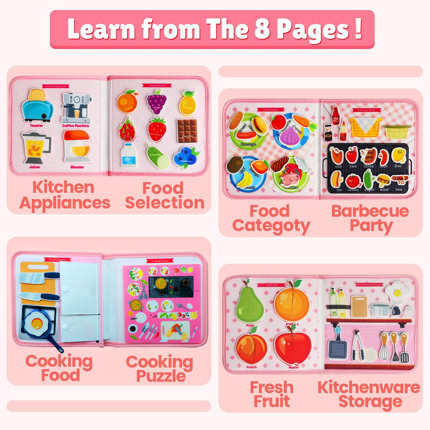 Toddler Busy Board Montessori  - Travel Accessories For Toddlers 评论和价格