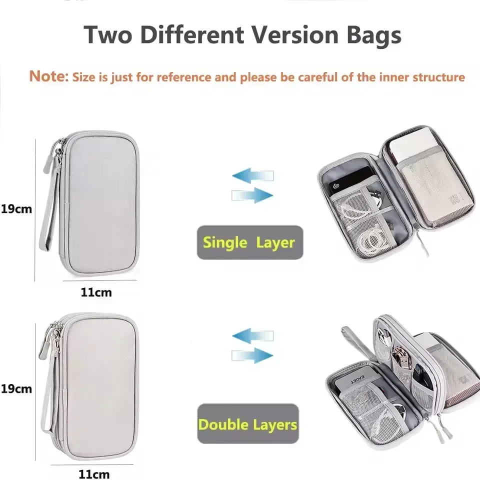 Travel Cable Bag Portable Digi - Travel Accessories Electronics 评论和价格