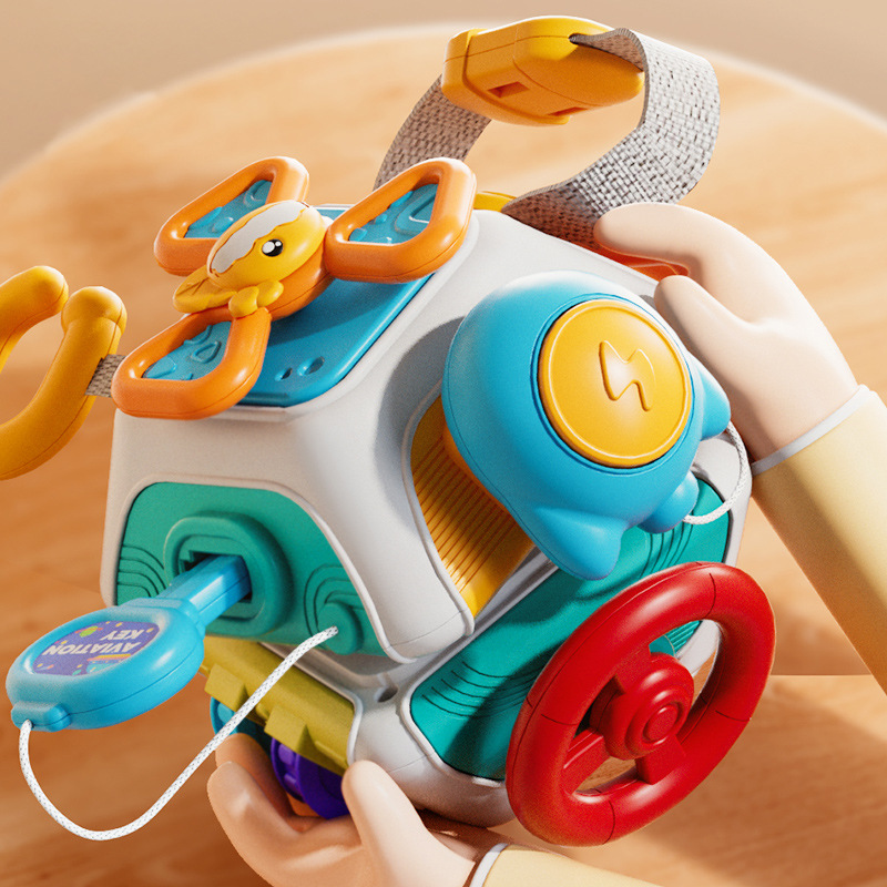 Baby Busy Board Cube Montessor - Travel Accessories For Toddlers 评论和价格