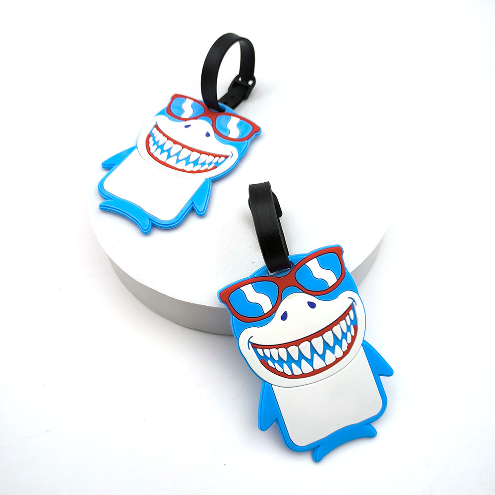 1PCS Cute Shark Luggage Tag Bo - Travel Accessories Kids 评论和价格