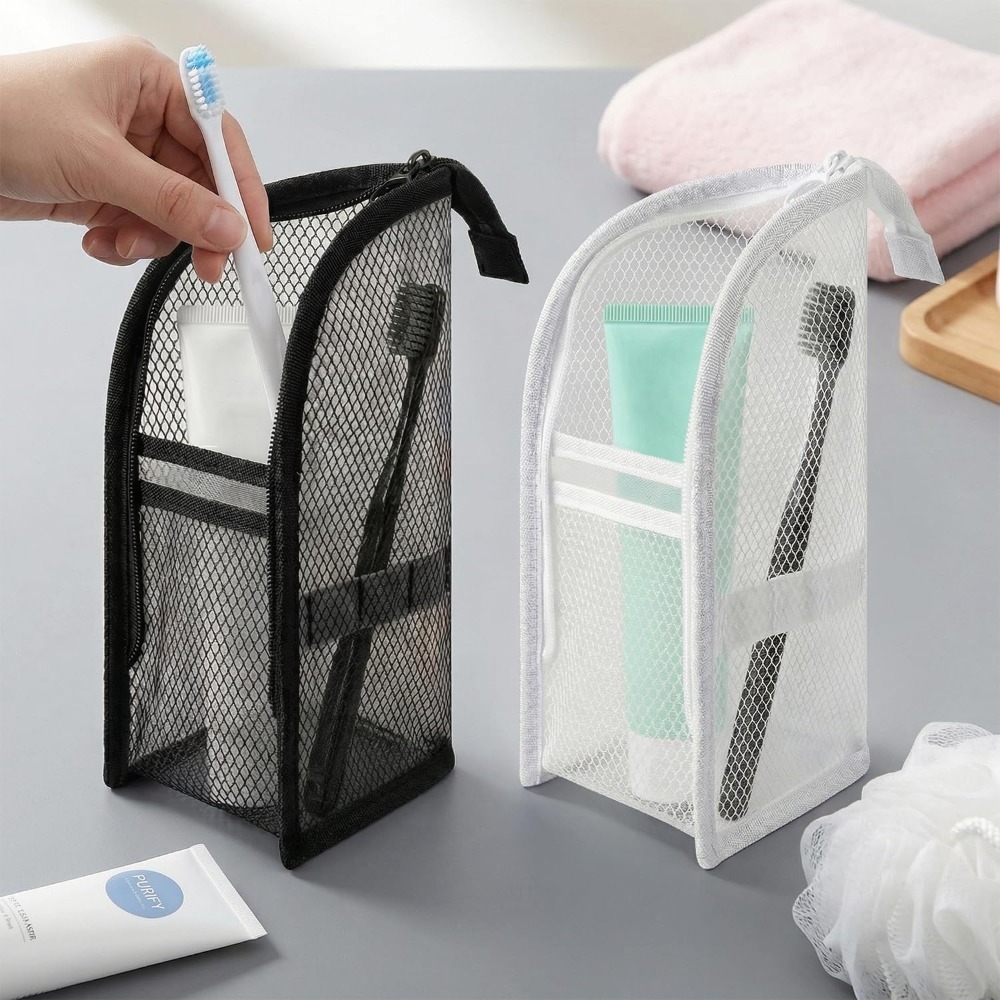 Mesh Toiletry Bag Breathable Q - Travel Accessories Toiletries 评论和价格