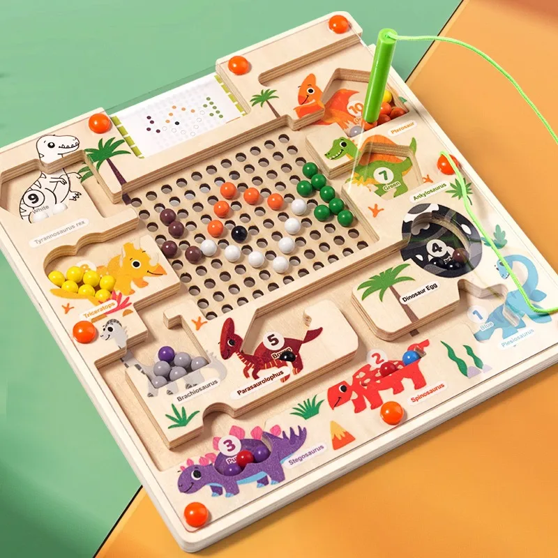 Magnetic Color and Number Maze - Travel Accessories For Toddlers 评论和价格