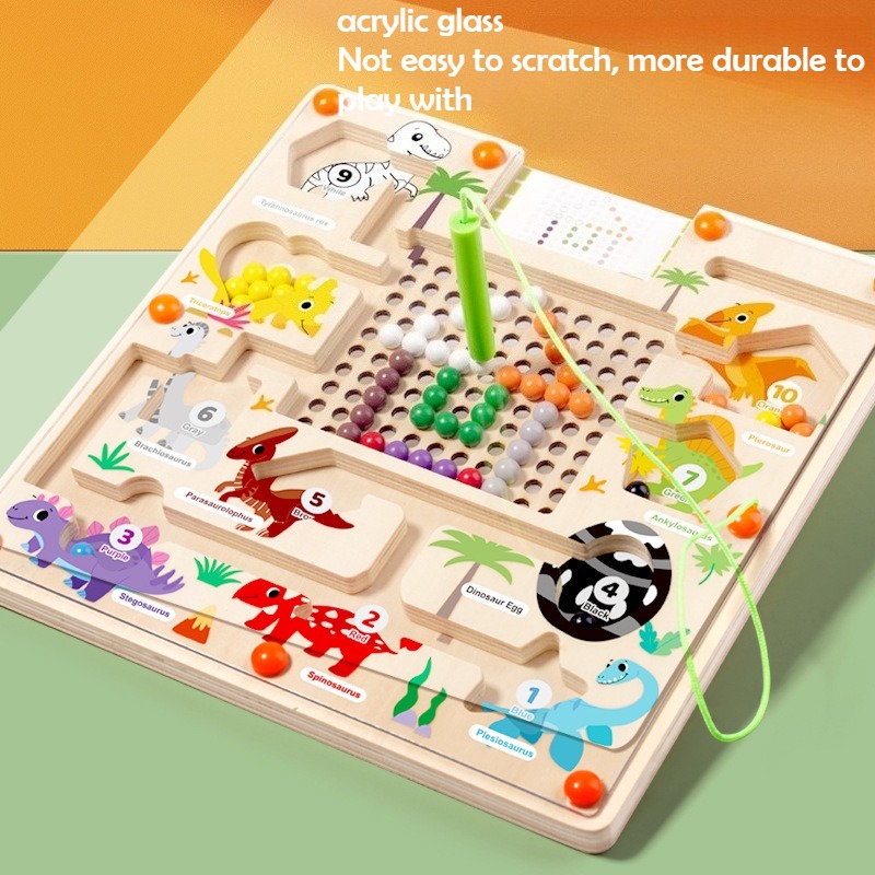 Magnetic Color and Number Maze - Travel Accessories For Toddlers 评论和价格