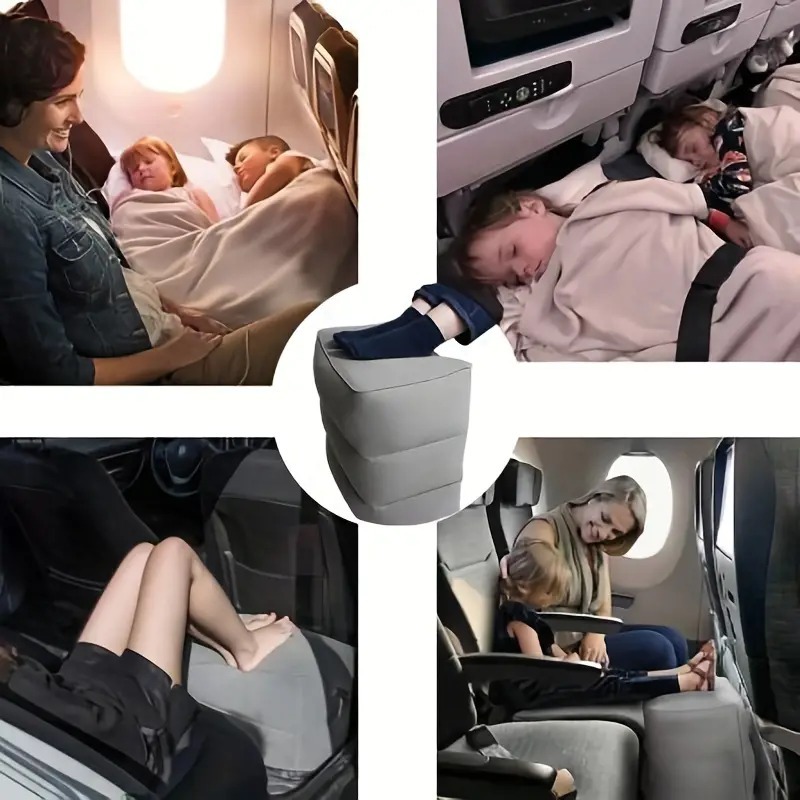 Inflatable Travel Foot Rest Pi - Travel Accessories Kids 评论和价格