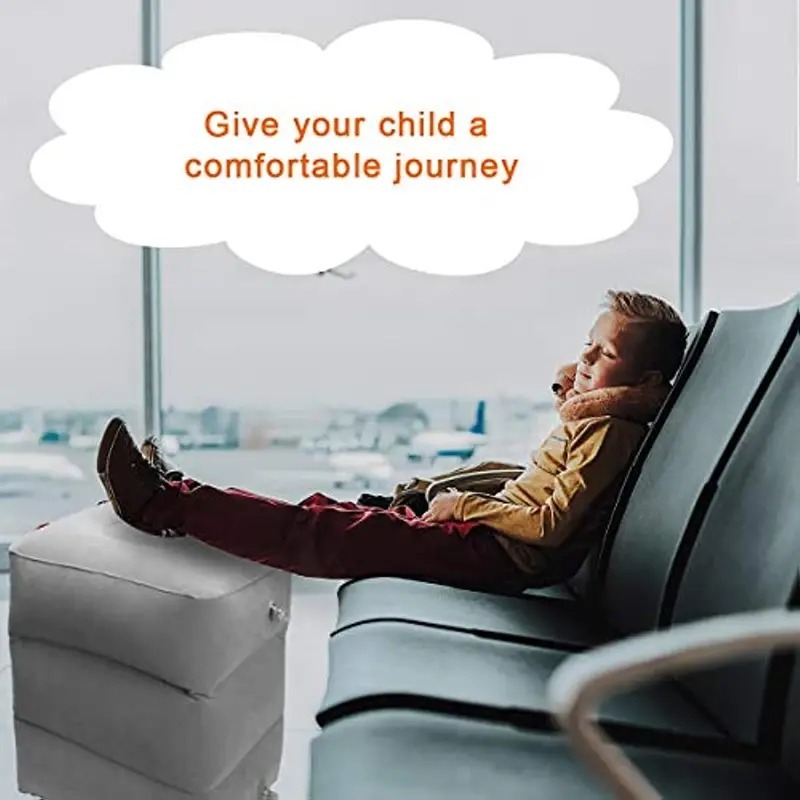 Inflatable Travel Foot Rest Pi - Travel Accessories Kids 评论和价格