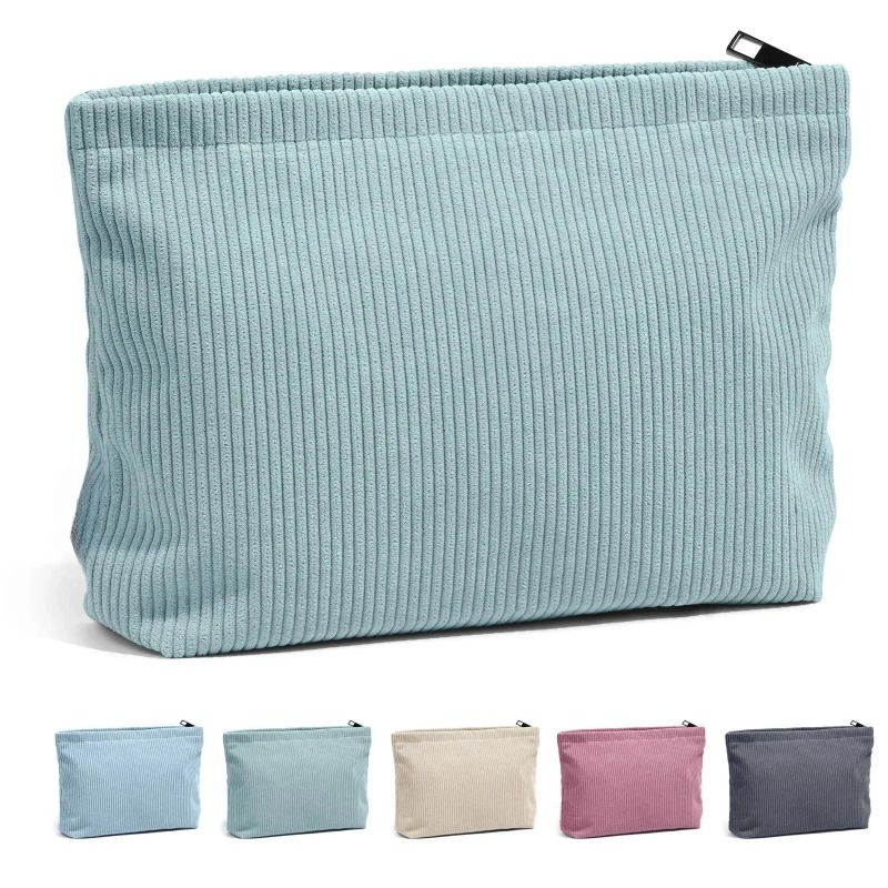 Corduroy Travel Cosmetic Bag P - Travel Accessories Toiletries 评论和价格