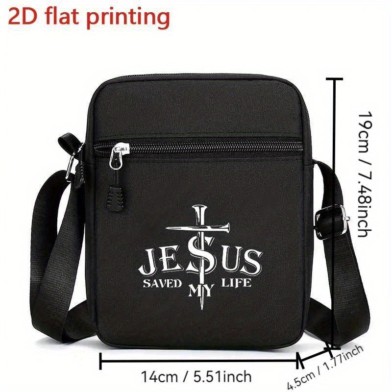 Jesus Saves My Life Crossbody  - Travel Accessories Teens 评论和价格