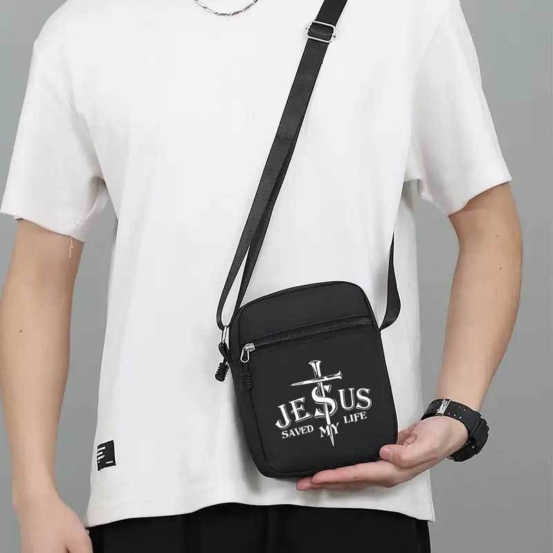 Jesus Saves My Life Crossbody  - Travel Accessories Teens 评论和价格