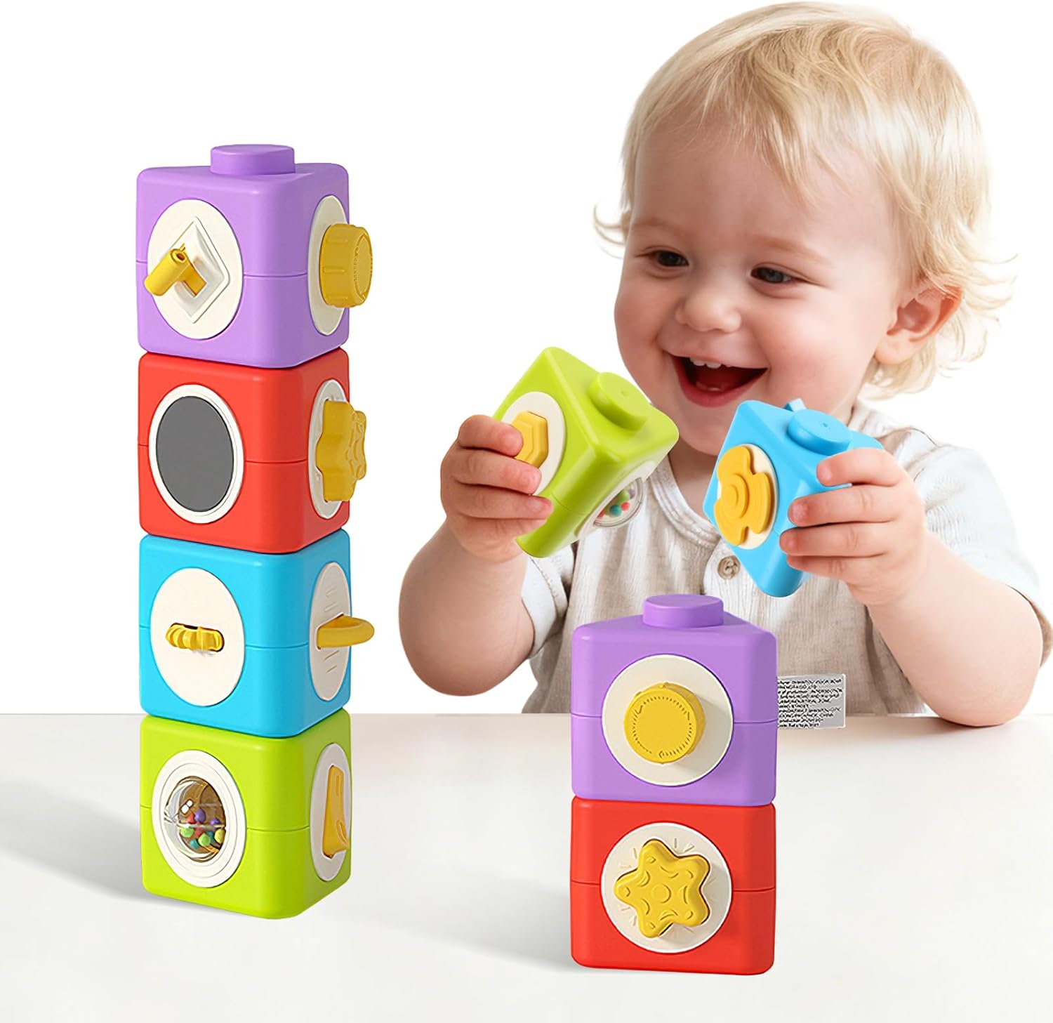 Montessori Activity Cube Busy  - Travel Accessories For Toddlers 评论和价格